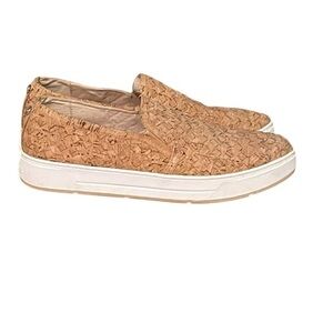 NA XXXX ???? Woven Cork Tan Slip-On Shoes Sneakers